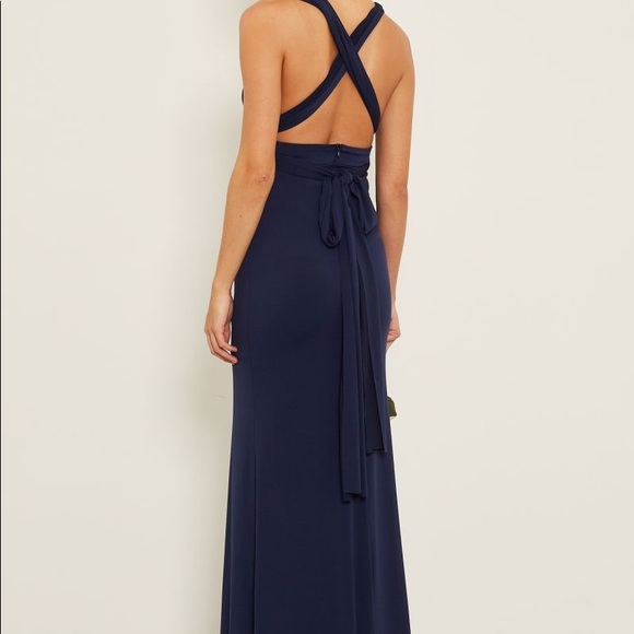 TFNC Multi Way Navy Maxi Dress - Picture 8 of 15